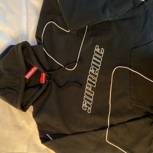 supreme big s hooded sweatshirt